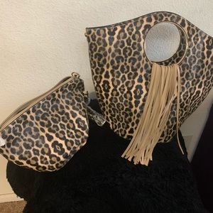 Cheetah print Hobo Handbag